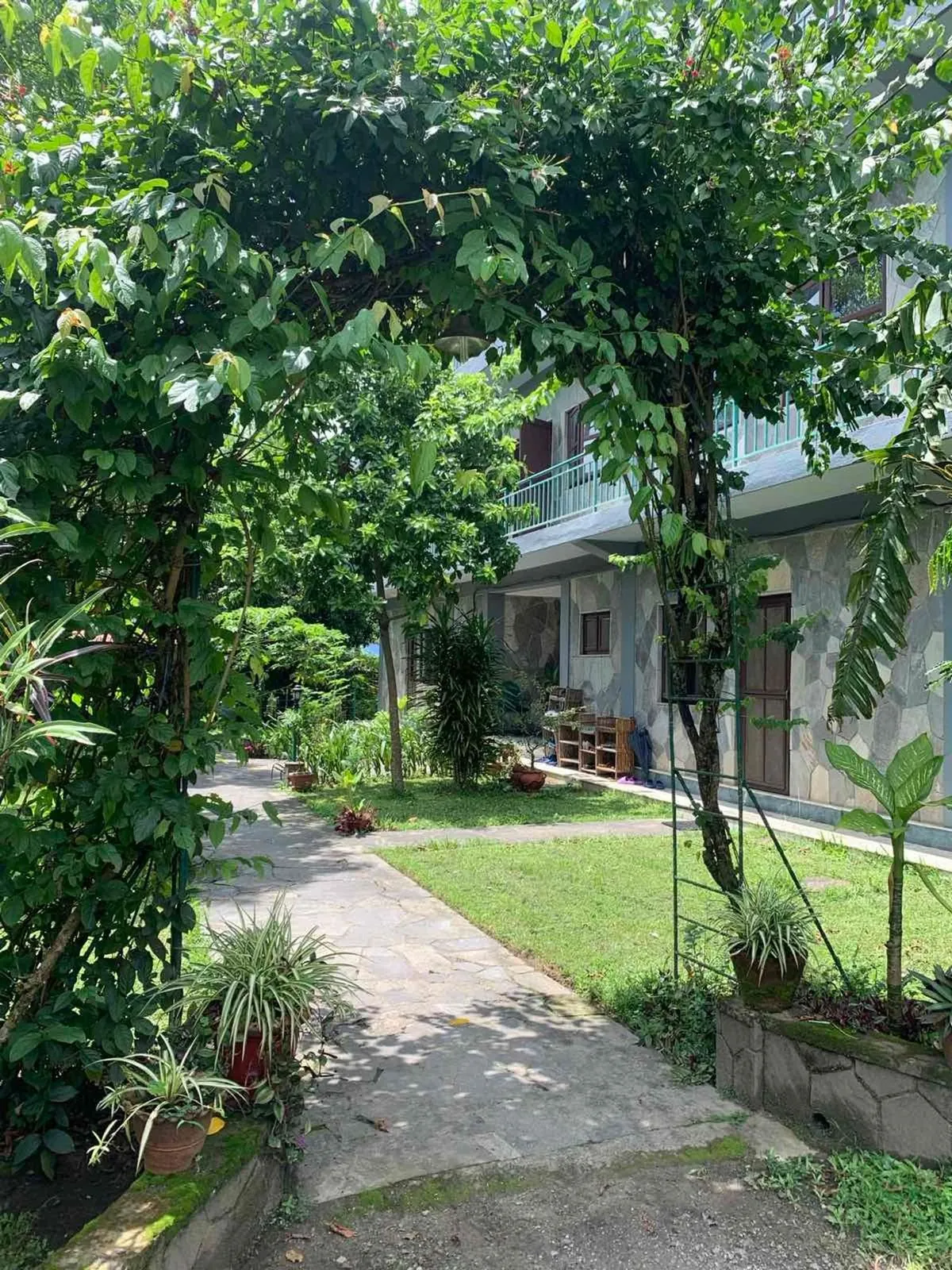 The green garden path